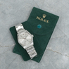 Rolex Oyster Perpetual 34 Argento Oyster 1002 Silver Lining 